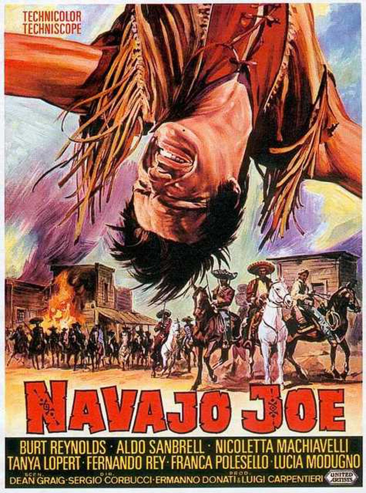 Navajo joe à louer en dvd à Marseille : Navajo joe : film en location dvd