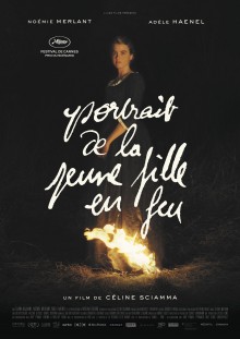 Portrait d'une jeune fille en feu